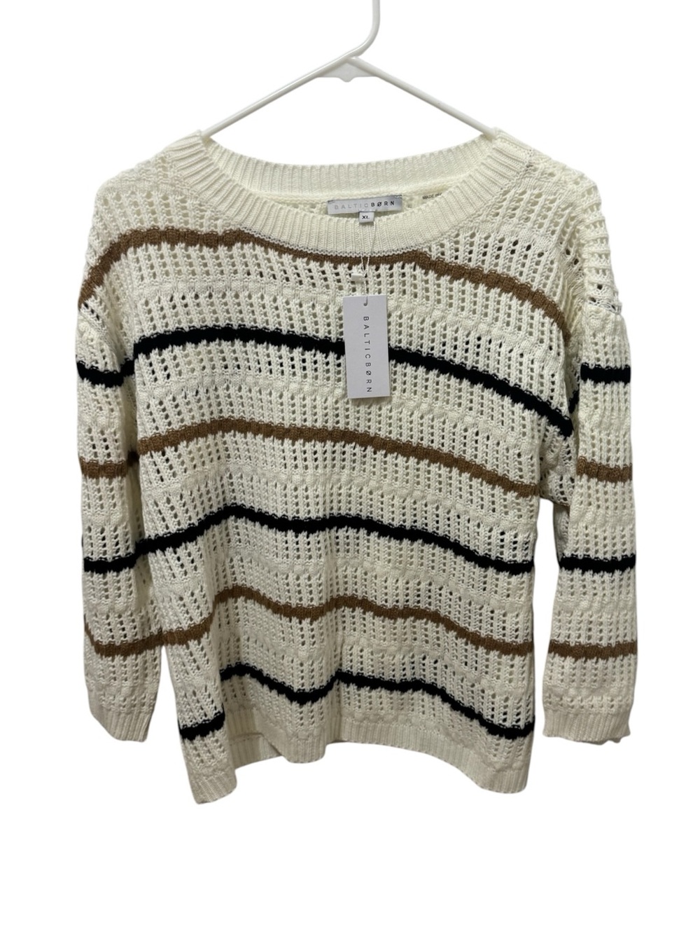 Baltic Born Striped Sweater Size XL